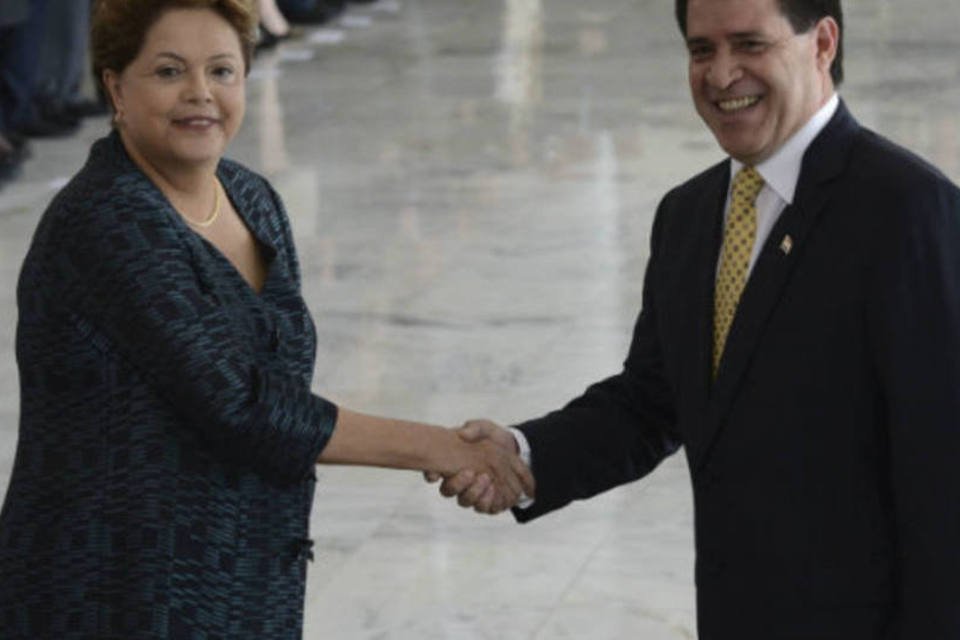 Dilma está reunida com o presidente do Paraguai