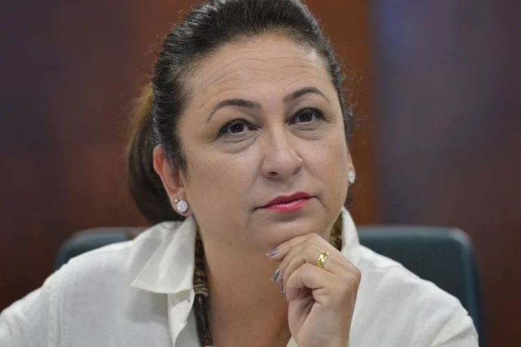 
	K&aacute;tia Abreu: ela e outros cinco ministros deveriam deixar as pastas, de acordo com decis&atilde;o do Diret&oacute;rio Nacional do PMDB
 (Antonio Cruz)