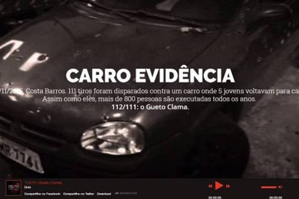 Carro com 111 marcas de balas lembra massacre no RJ