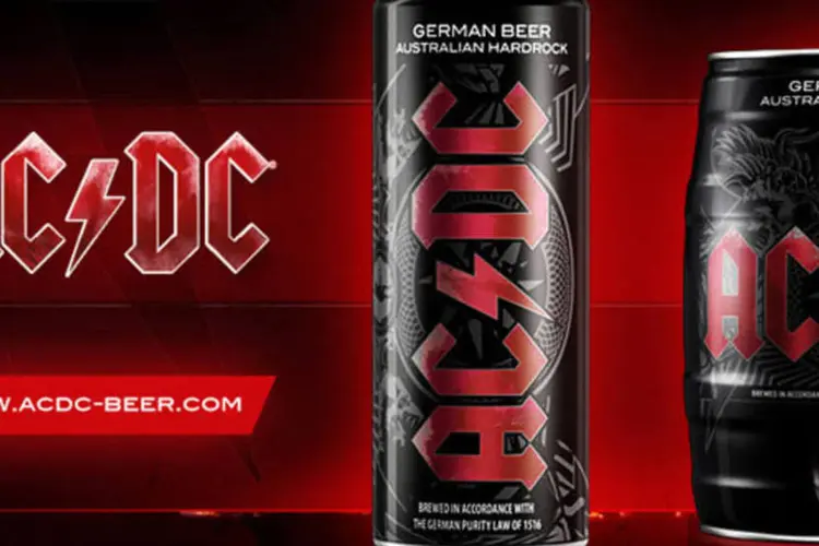 Cerveja própria do AC/DC: agora é só escolher a trilha certa para beber a sua (Divulgação)