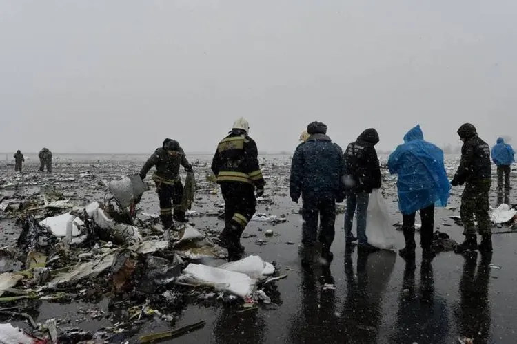 
	FlyDubai: acidente com Boeing da companhia a&eacute;rea matou todos os 55 passageiros e sete tripulantes
 (Reuters)