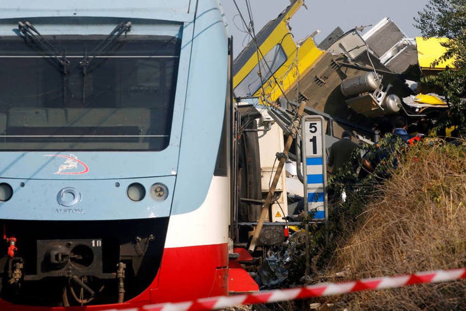 "Erro humano" pode ter causado acidente de trem na Itália
