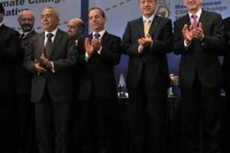 Representantes dos 15 países lançam iniciativa na Grécia (Louisa Gouliamaki/AFP)