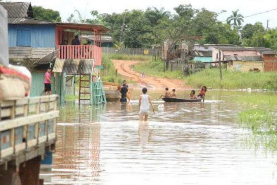 Cheia do Rio Acre já atingiu 8 mil pessoas em seis municípos