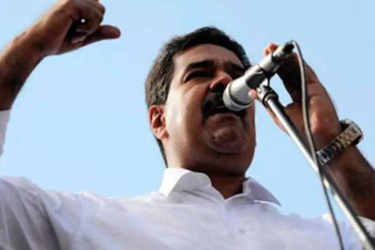 
	Nicol&aacute;s Maduro: presidente responsabilizou a oposi&ccedil;&atilde;o da sabotagem que ocasionou a suspens&atilde;o da provis&atilde;o de energia el&eacute;trica
 (LEO RAMIREZ/AFP)