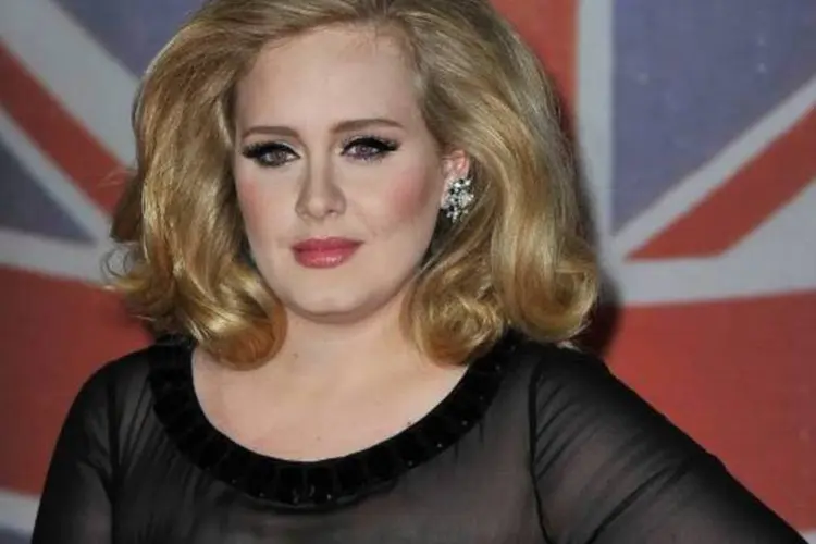 
	A cantora brit&acirc;nica Adele j&aacute; foi protagonista na cerim&ocirc;nia dos Grammy deste ano
 (Gareth Cattermole/Getty Images)