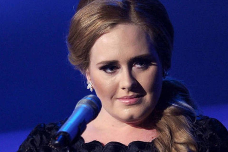Adele concorre ao prêmio "Melhor álbum do ano" com seu segundo trabalho, '21' (Getty Images)