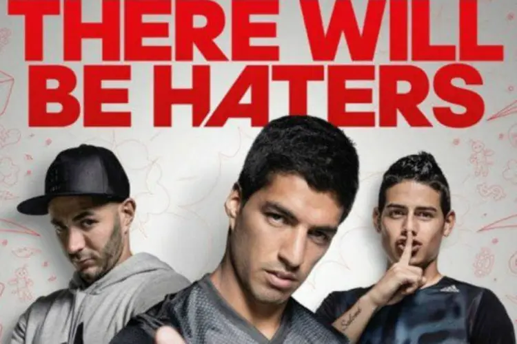 Nova campanha da Adidas: estrelas do futebol contra os "haters" (Reprodução)