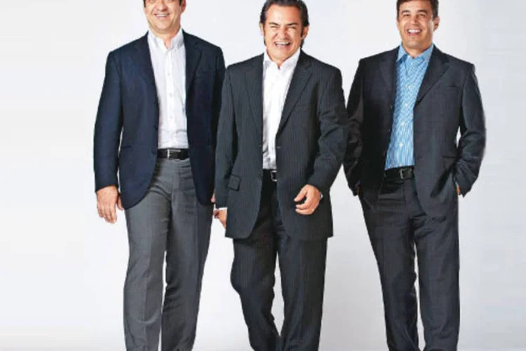 Claudio Tork, Marcos Perez e Luiz Cláudio Aguiar, sócios da Digisystem (Daniela Toviansky)