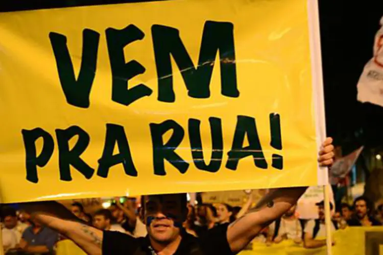 
	Protestos no Brasil
 (Reprodução)
