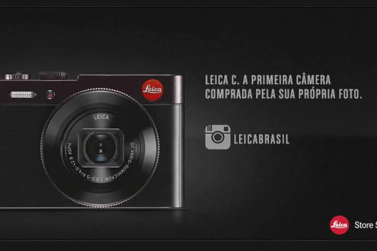 Leica C: seguidores que também forem cadastrados no O Arco, poderão adquirir a câmera simplesmente comentando “Comprar” no conteúdo publicado (Reprodução)