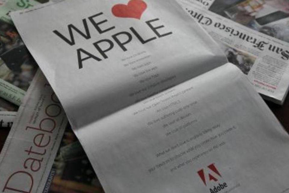 Adobe responde a Jobs com carta e slogan ´Nós amamos a Apple´