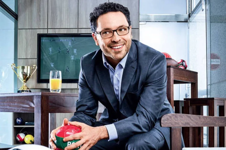 Giovanni Falcetta, do Aidar SBZ: sala com TV e videogame para relaxar no expediente (Raul Junior / VOCÊ S/A)