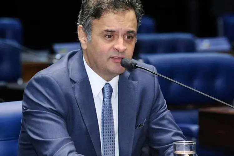
	A&eacute;cio Neves: ex-presidente da Andrade Gutierrez orientou filhos a votarem no tucano para a presid&ecirc;ncia em 2014
 (Waldemir Barreto/Agência Senado)