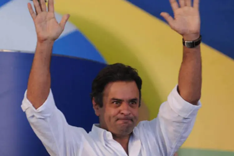 Aécio Neves, do PSDB, eleito senador por Minas Gerais