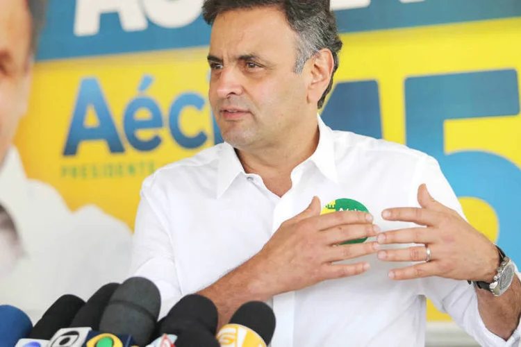 
	A&eacute;cio Neves: segundo pastor, tucano falou a uma plateia de cerca de 300 pessoas
 (Marcos Fernandes/Coligação Muda Brasil)