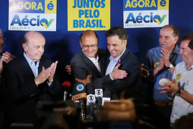 Aécio Neves: “Temos as melhores condições para fazer o Brasil encontrar um destino melhor” (Orlando Brito/Coligação Muda Brasil)