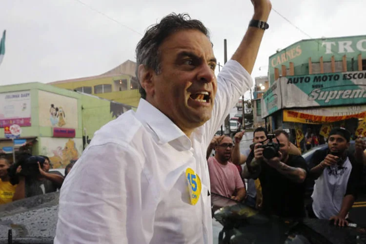 
	A&eacute;cio Neves: o tucano tem prometido diminuir o tamanho do governo, mas evita dar detalhes
 (Paulo Whitaker/Reuters)
