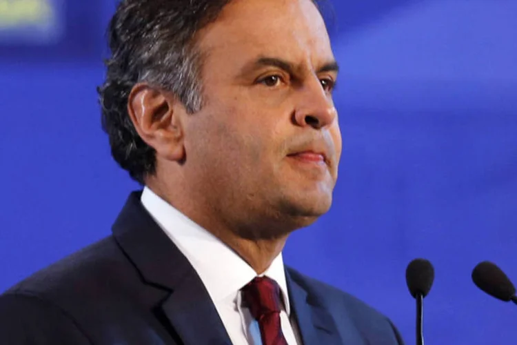 
	A&eacute;cio: ele tem investido seu tempo em Minas para tentar alavancar candidatura de Pimenta da Veiga
 (Paulo Whitaker/Reuters)