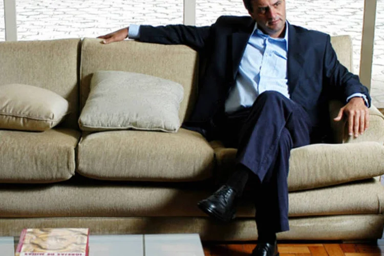 
	A&eacute;cio: desde agosto do ano passado, o senador realizou 13 encontros em cidades paulistas
 (Nélio Rodrigues/Agência Primeiro Plano)