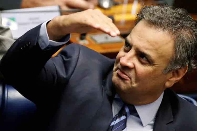 
	A&eacute;cio Neves: a assessoria do presidente do PSDB, A&eacute;cio Neves (MG), citado seis vezes no &aacute;udio, sequer respondeu a imprensa
 (Ueslei Marcelino / Reuters)