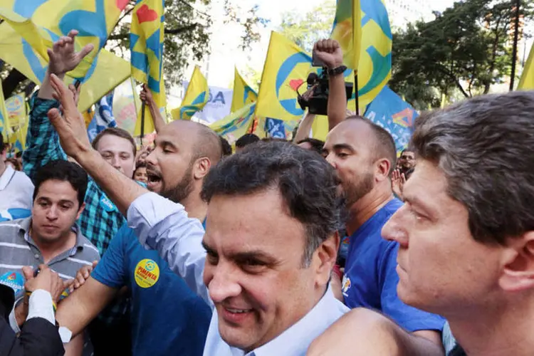 
	A&eacute;cio Neves na inaugura&ccedil;&atilde;o do Comit&ecirc; da Coliga&ccedil;&atilde;o Muda Brasil, em Belo Horizonte
 (Orlando Brito/Coligação Muda Brasil/Divulgação)