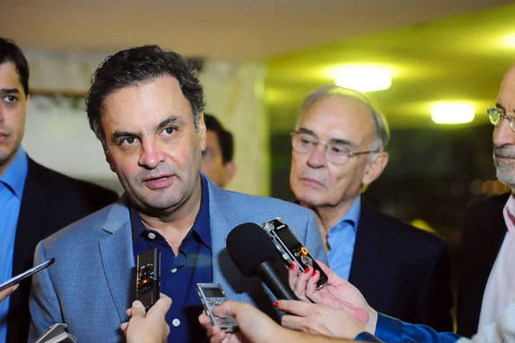 
	A&eacute;cio Neves: para tucano, Petrobras &eacute; &quot;v&iacute;tima da armadilha criada pelo atual governo&quot;
 (George Gianni/Divulgação)