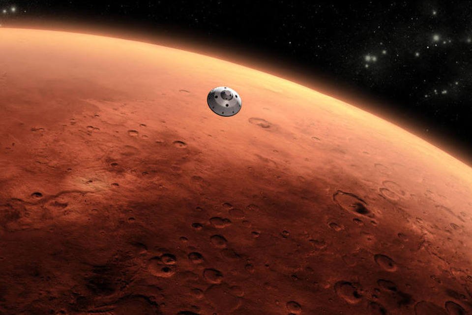 Viajar para Marte pode levar 30 minutos, diz Nasa