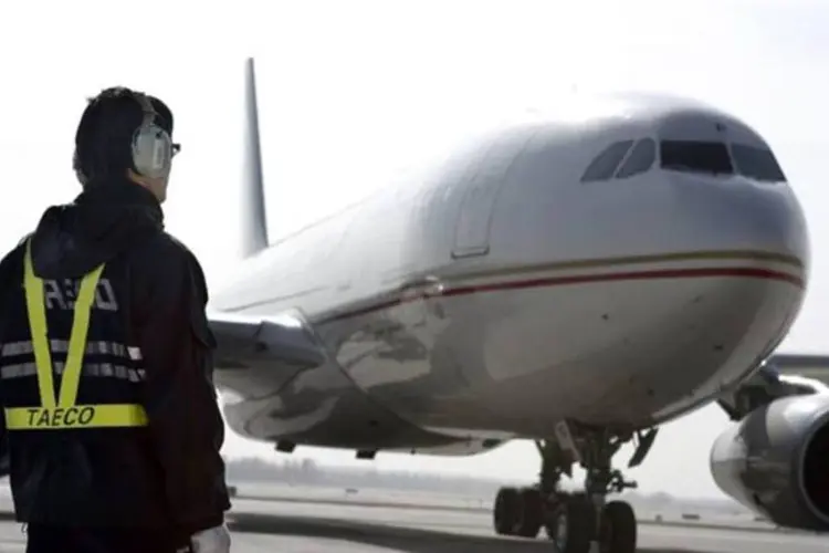 
	Aeroporto em Pequim: repentinos movimentos fizeram com que muitos passageiros, alguns sem o cinto de seguran&ccedil;a, fossem jogados contra o teto
 (Getty Images/Getty Images)