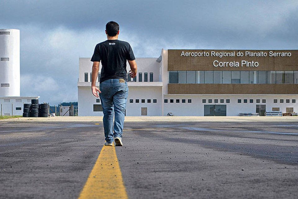 Na cidade catarinense de Lages sobram aeroportos