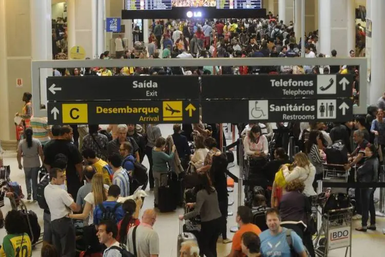 
	Aeroporto de Guarulhos: a Anac voltou a ter qu&oacute;rum completo para realizar reuni&otilde;es deliberativas de diretoria
 (Tânia Rêgo/Agência Brasil)