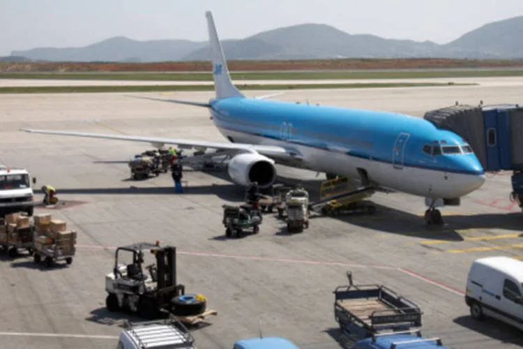 Aeroporto grego: paralisação ocorre em protesto contra demissões previstas e reformas nos planos de pensão propostas pela UE e pelo FMI (Getty Images)