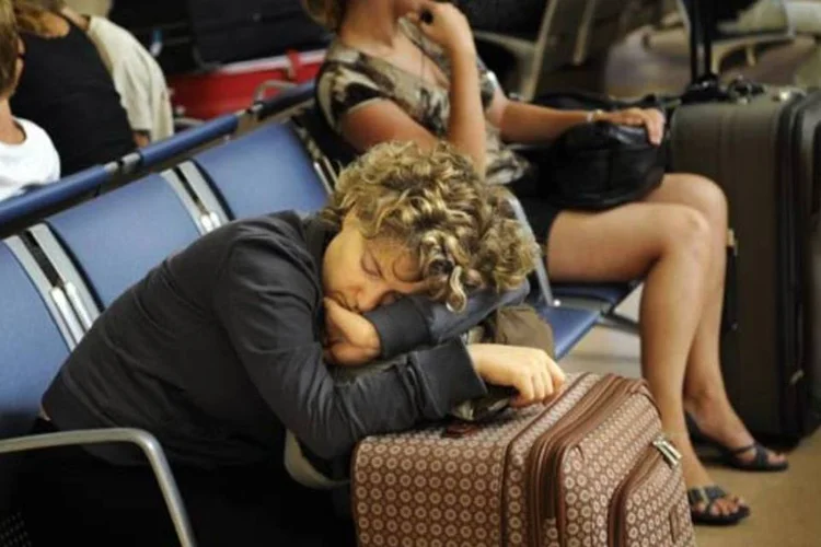 Aeroporto de Málaga, na região de Andaluzia: caos aéreo (Samuel Aranda/Getty Images)