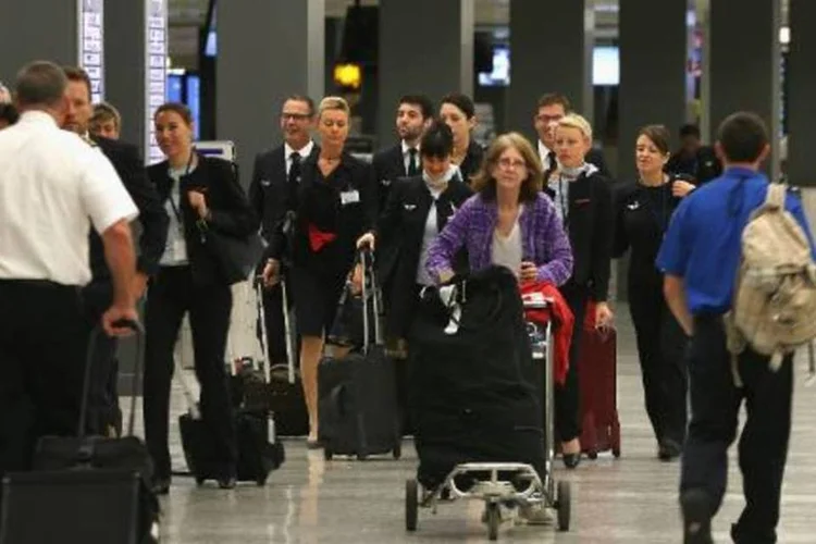 Aeroporto Internacional de Washington Dulles: terminais americanos tomam medidas para prevenir o ebola (Mark Wilson/AFP)