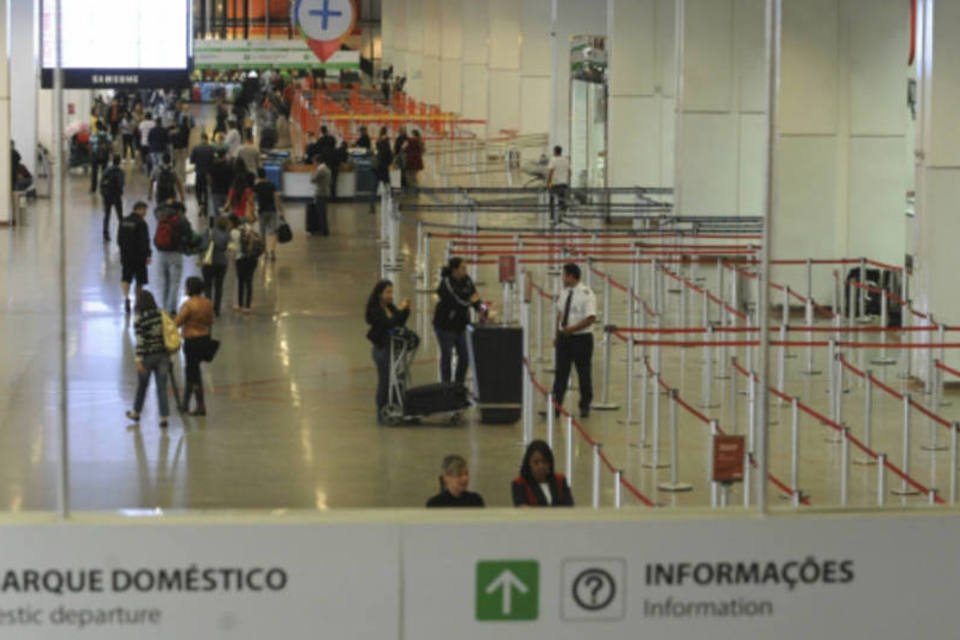 Aeroporto de Brasília tem manhã tranquila com poucos atrasos