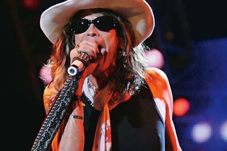 Steve Tyler, o líder do Aerosmith: uma das bandas promovidas pela T4F neste ano (OTAVIO SOUSA /EXAME.com)
