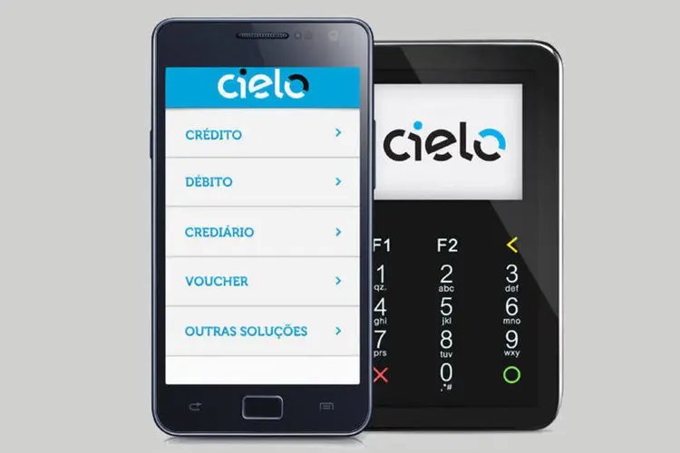 
	Cielo: om cart&otilde;es de cr&eacute;dito, o volume de 79,6 bilh&otilde;es cresceu 5,4 por cento
 (Divulgação/Cielo Mobile)