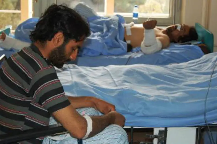 Afegão ferido em ataque terrorista em Paktika, leste do país (DAUD YARDOST/AFP)