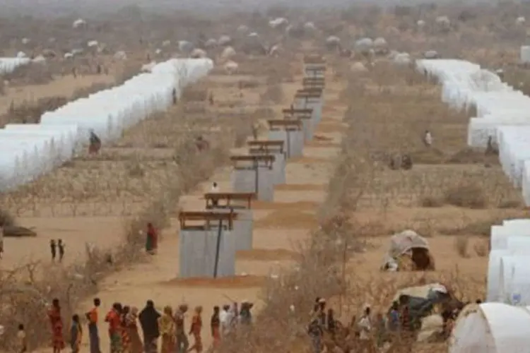 Campo de refugiados em Kobe fica na fronteira com a Somália: cada vez mais refugiados somalis sofrem com a fome (Roberto Schmidt)