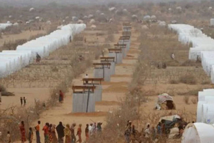 Campo de refugiados em Kobe fica na fronteira com a Somália: cada vez mais refugiados somalis sofrem com a fome (Roberto Schmidt)