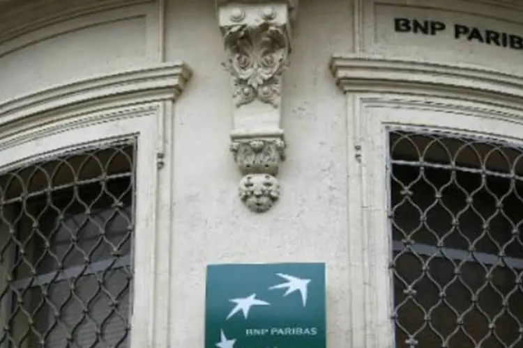 
	Ag&ecirc;ncia do banco BNP Paribas em Montpellier: banco violou embargos contra Cuba, Ir&atilde; e Sud&atilde;o
 (foto/AFP)