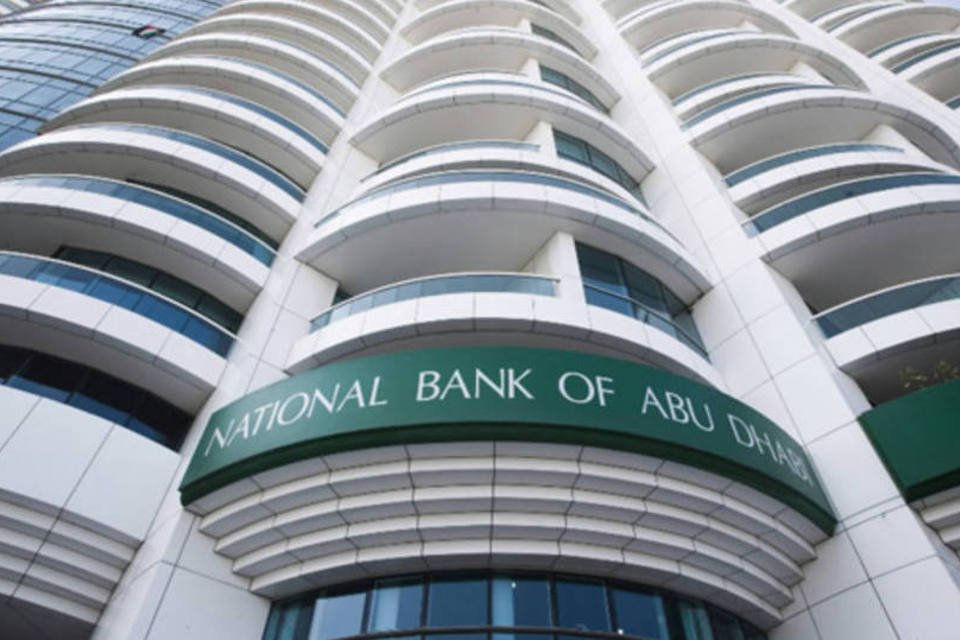 
	Ag&ecirc;ncia do National Bank of Abu Dhabi (NBAD):&nbsp;banco possui cerca de US$ 600 milh&otilde;es em empr&eacute;stimos pendentes no Brasil
 (Matilde Gattoni/Bloomberg)