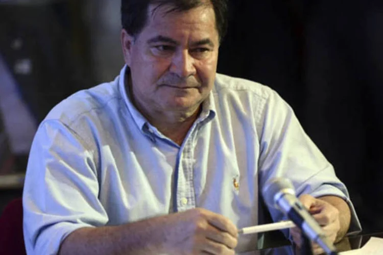 Senador boliviano Roger Pinto Molina durante depoimento na 4ª Vara de Justiça (Fabio Rodrigues Pozzebom/ABr/Agência Brasil)