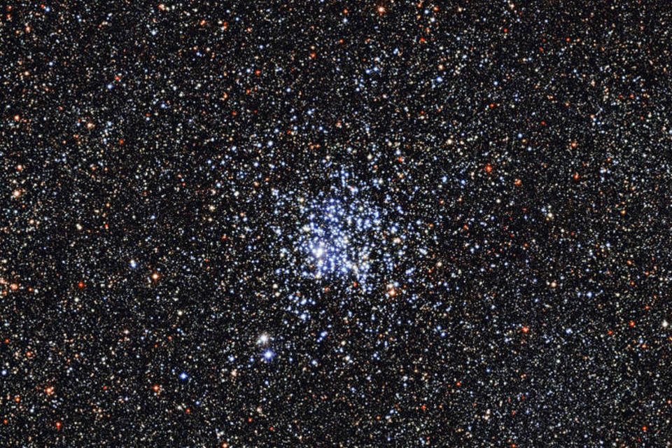 Telescópio capta imagem do Aglomerado do Pato Selvagem