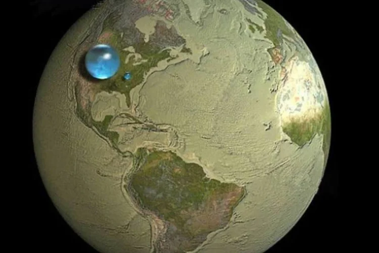 Gota de água no planeta Terra: descoberta deve fornecer pistas interessantes para os pesquisadores sobre a origem da água do planeta (USGS)