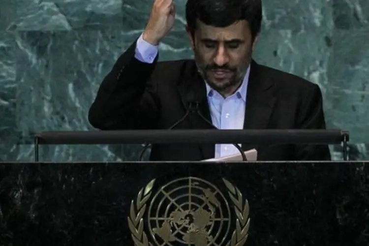 Mahmoud Ahmadinejad minimizou a importância das sanções para o Irã (Chris McGrath/Getty Images)