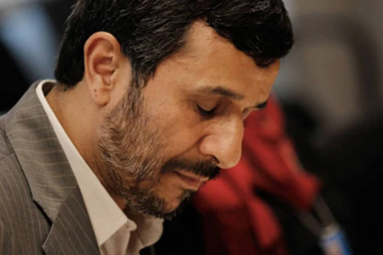 O presidente do Irã, Mahmud Ahmadinejad: mesmo com as sanções, país não deixa de aumentar sua atividade nuclear (.)