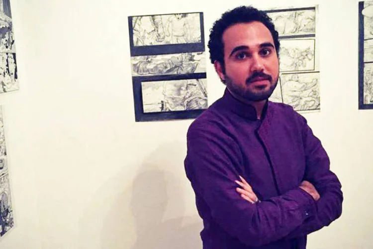 Ahmed Naji, escritor egípcio, foi condenado a dois anos de prisão por romance sexualmente explícito (Divulgação/Facebook)