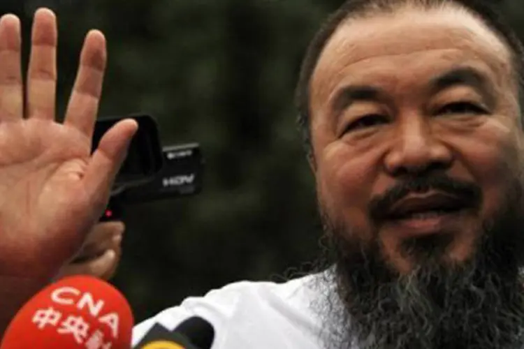 Weiwei nega ser culpado de evasão fiscal e se considera vítima do regime comunista
 (Peter Parks/AFP)