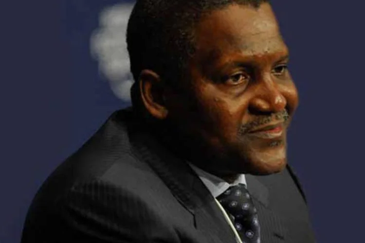 Aliko Dangote, o homem mais rico da África, presidente do Grupo Dangote, um dos maiores conglomerados do continente africano, com sede na Nigéria (Divulgação)